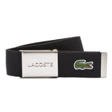 LACOSTE Herren Gürtel aus Stoff - schönes Etui, gravierter Schiebeschnallenverschluss