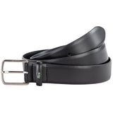 LACOSTE Herren Gürtel - Ledergürtel, 35 mm, Dornschließe