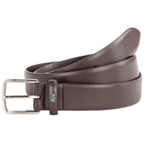LACOSTE Herren Gürtel - Ledergürtel, 35 mm, Dornschließe