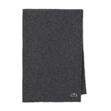 LACOSTE Unisex Schal -  Logo, Wolle, einfarbig