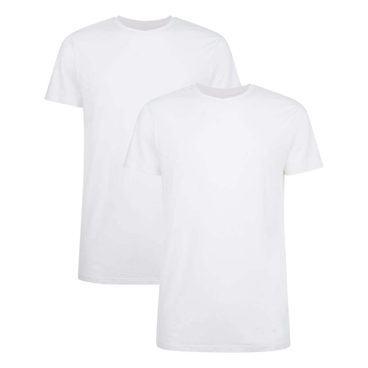 Bamboo basics Herren T-Shirt RUBEN, 2er Pack - Unterhemd, Rundhals, Single Jersey