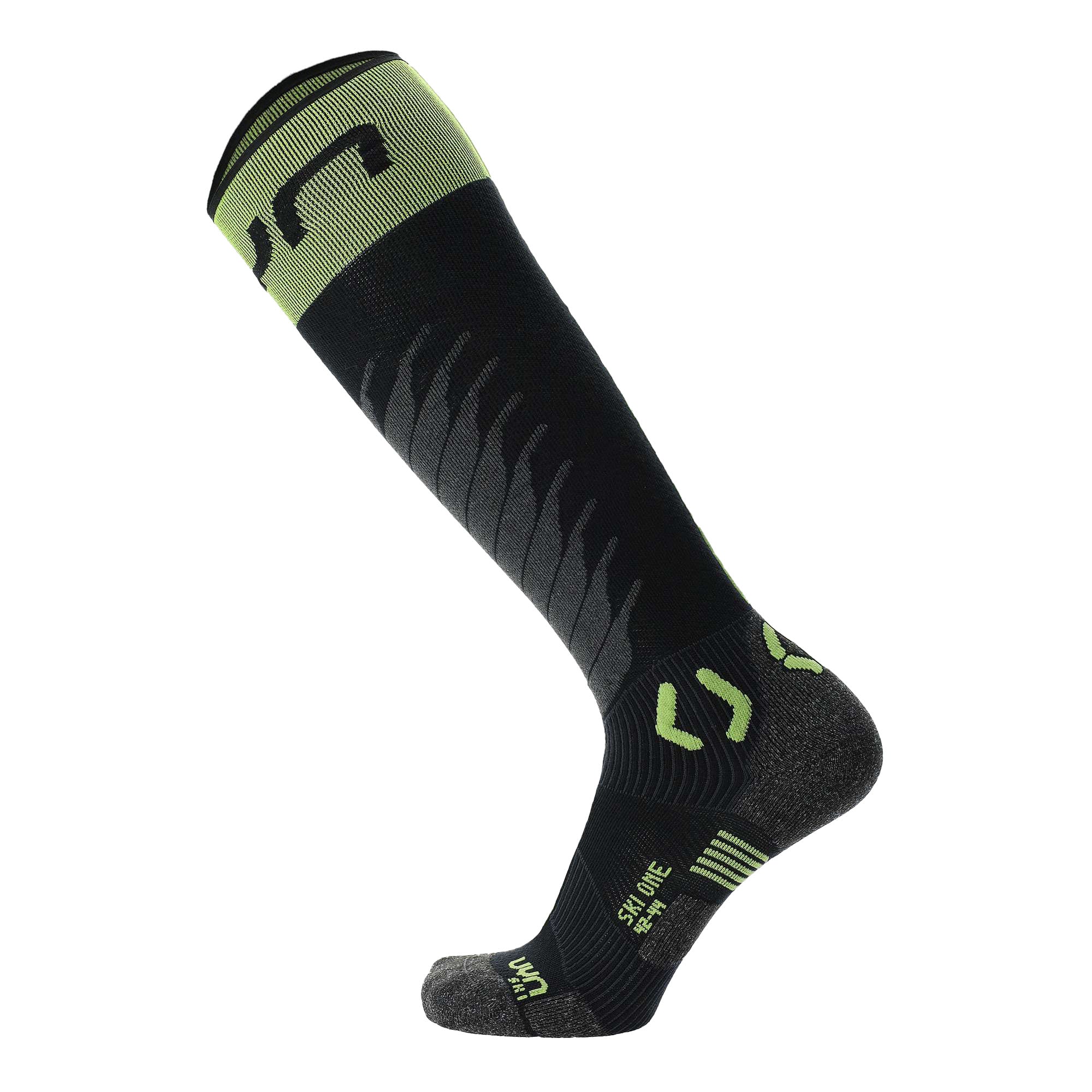 UYN Herren Ski Socken - One Merino Socks, Merinowolle, Logo