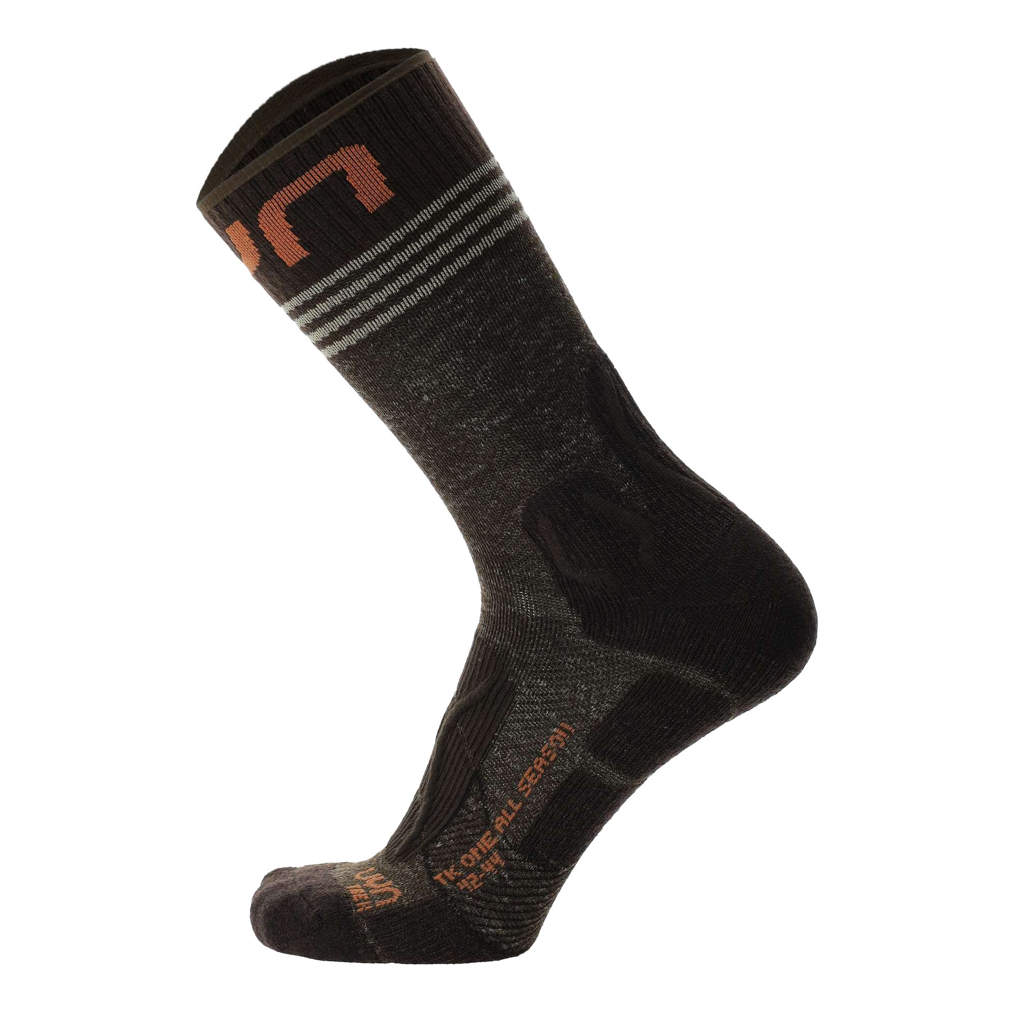 UYN Herren Trekking Socken - Trekking One All Season Mid Socks, Wandersocken,  Logo