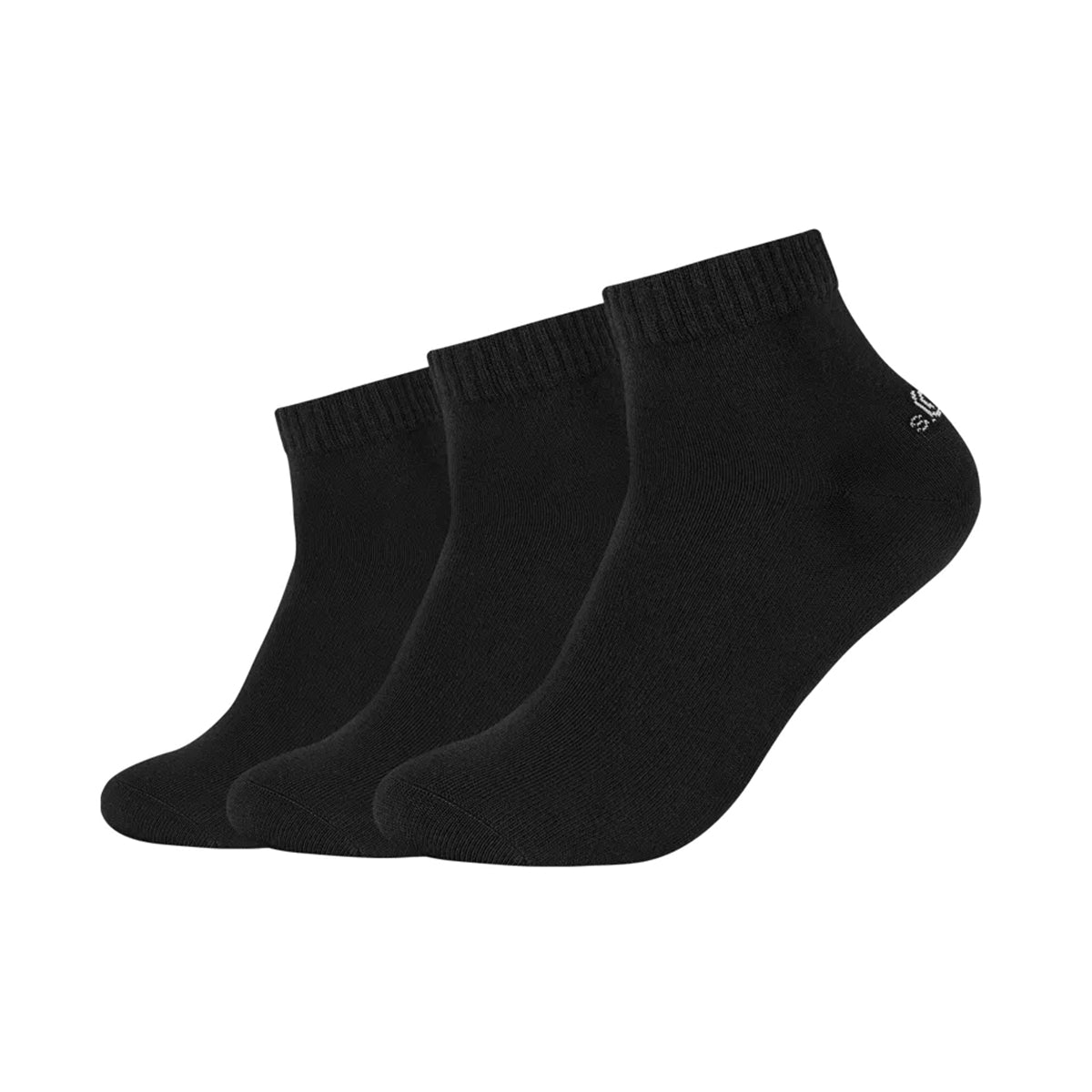 s.Oliver 3 Paar Unisex Quarter Socken, Einfarbig S21001 - Farbenwahl