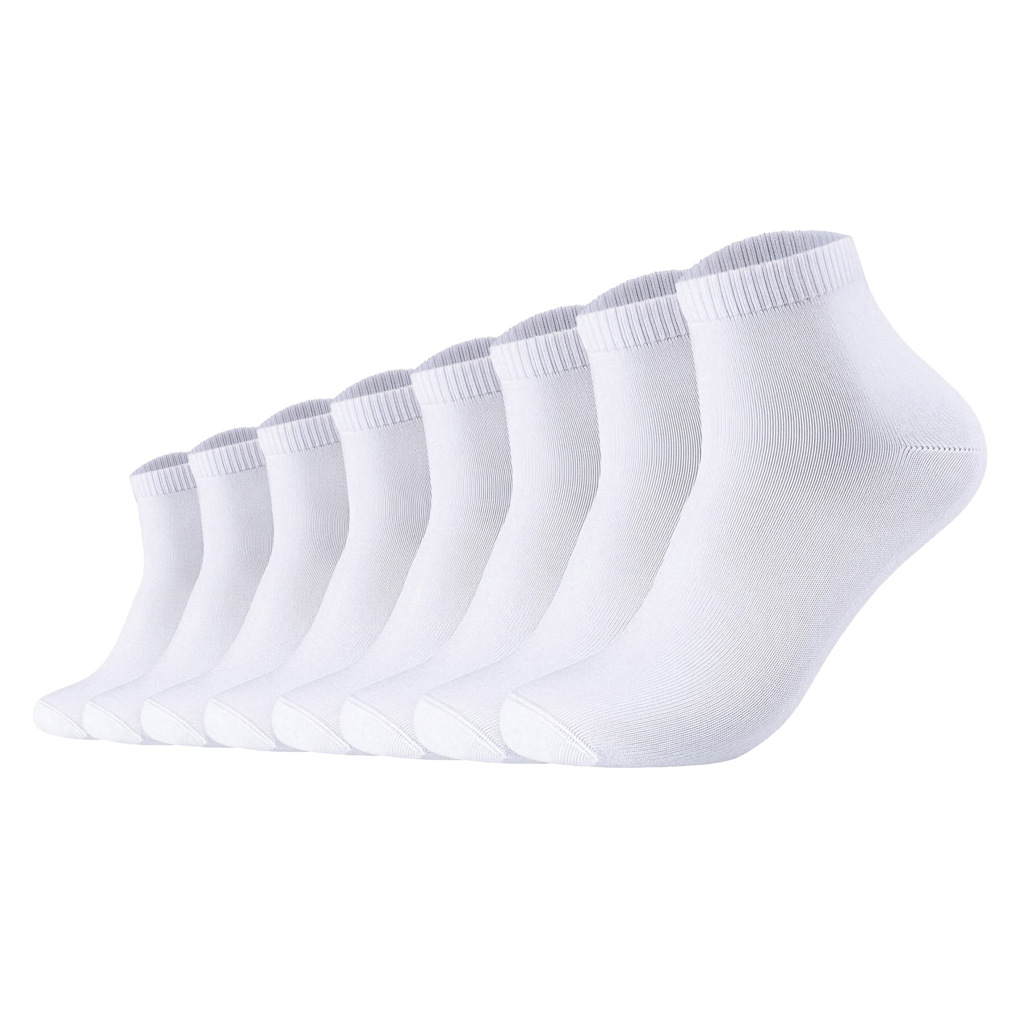 s.Oliver Unisex Socken, 8er Pack - Quarter, einfarbig