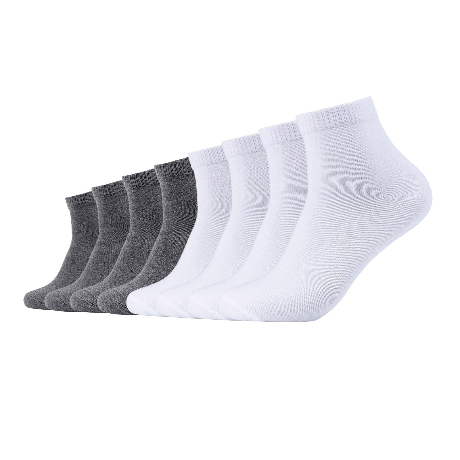 s.Oliver Unisex Socken, 8er Pack - Quarter, einfarbig