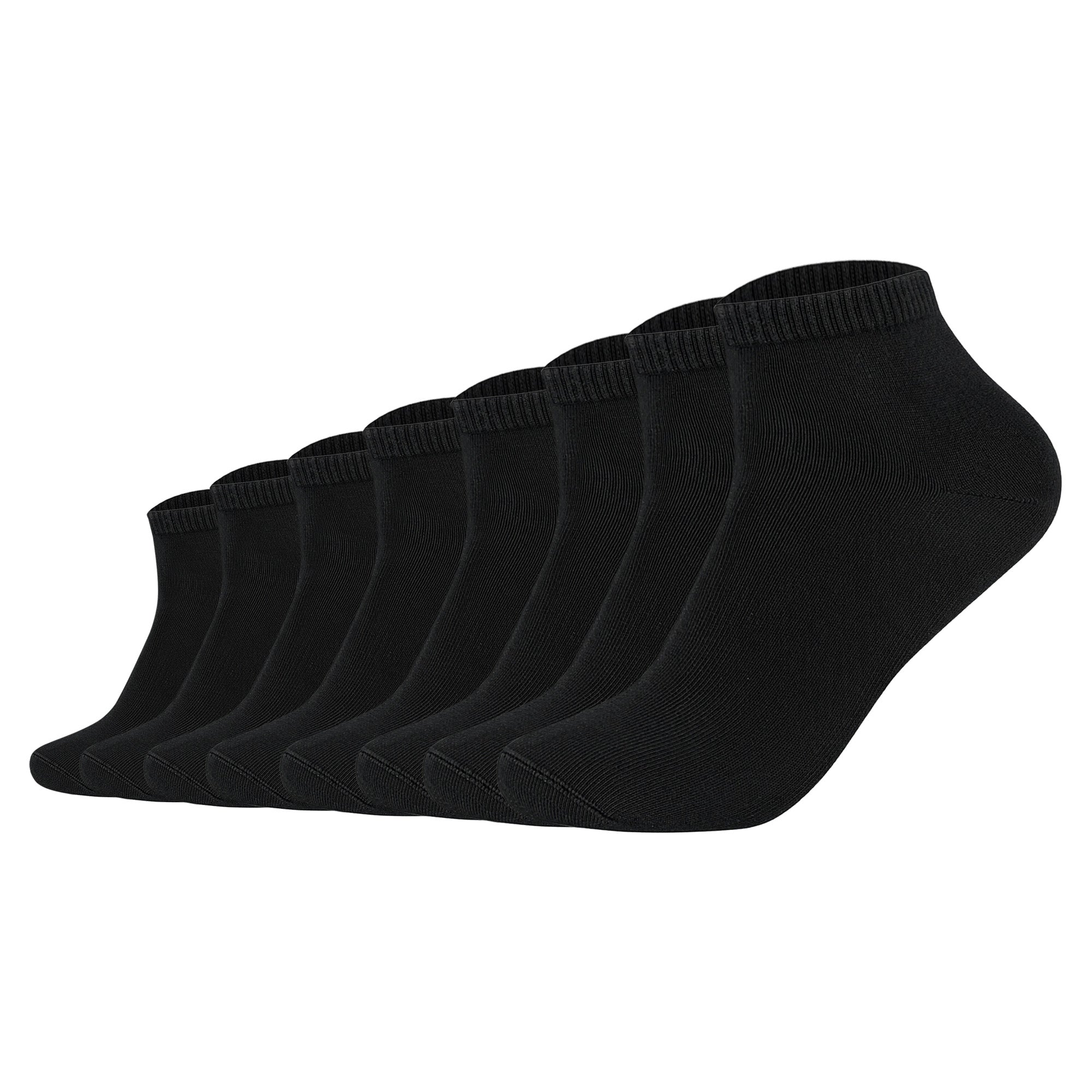 s.Oliver Unisex Socken, 8er Pack - Quarter, einfarbig