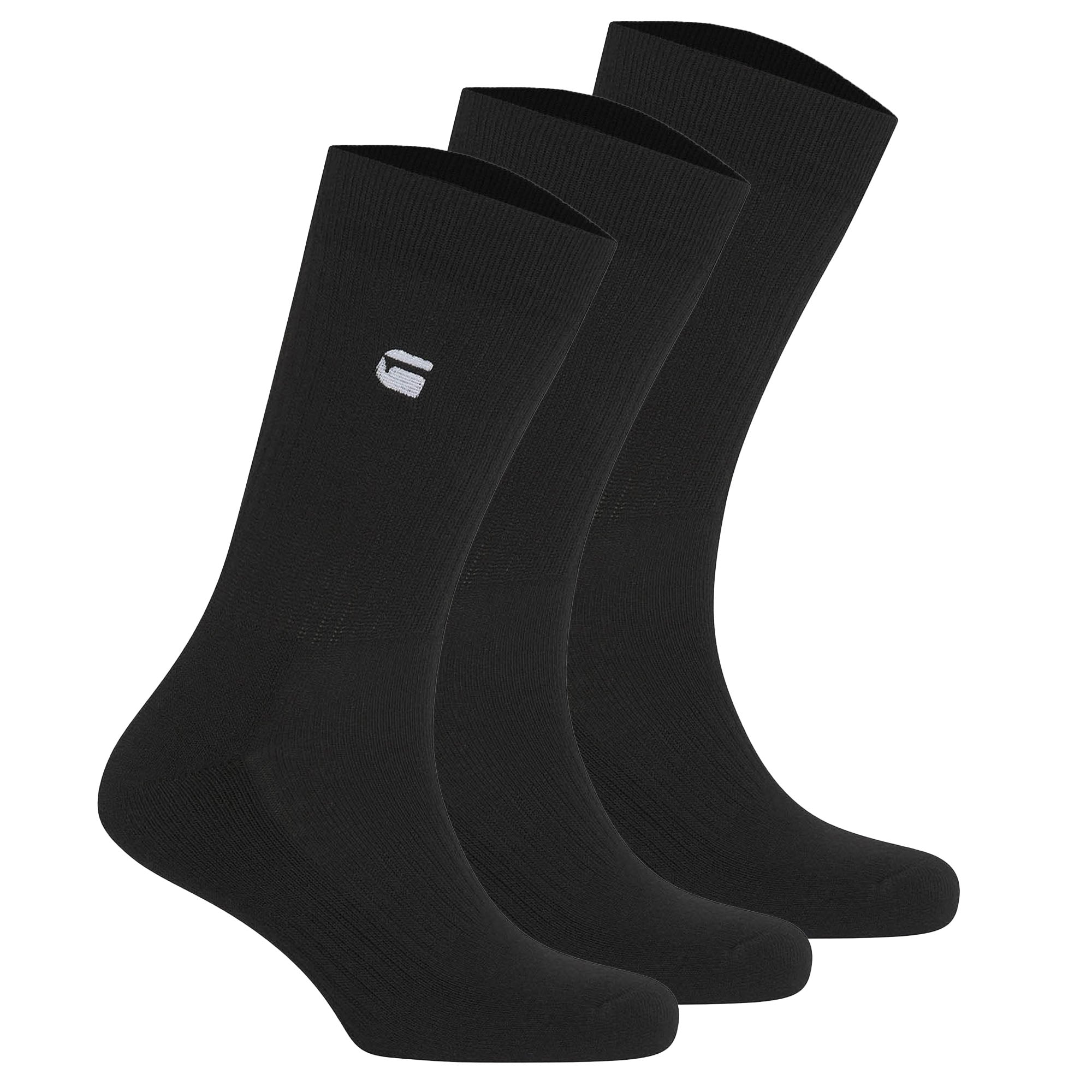 G-STAR Herren Socken, 3er Pack - SAGE, Dress Socks, Logo, einfarbig