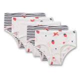 Sanetta Mädchen Hipslips, 5er Pack - Kids, Slips, Single Jersey, Baumwollmischung