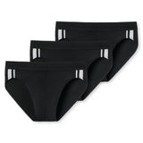 SCHIESSER Men's Briefs 3-Pack - Rio Slip 95/5, Cotton Stretch, side Stripes
