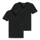 SCHIESSER Herren T-Shirt 2er Pack - Serie "95/5", V-Ausschnitt, S-4XL