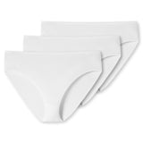 SCHIESSER Damen Slips 3er Pack - Jazz-Pants, Cotton Essentials, Basic, Stretch