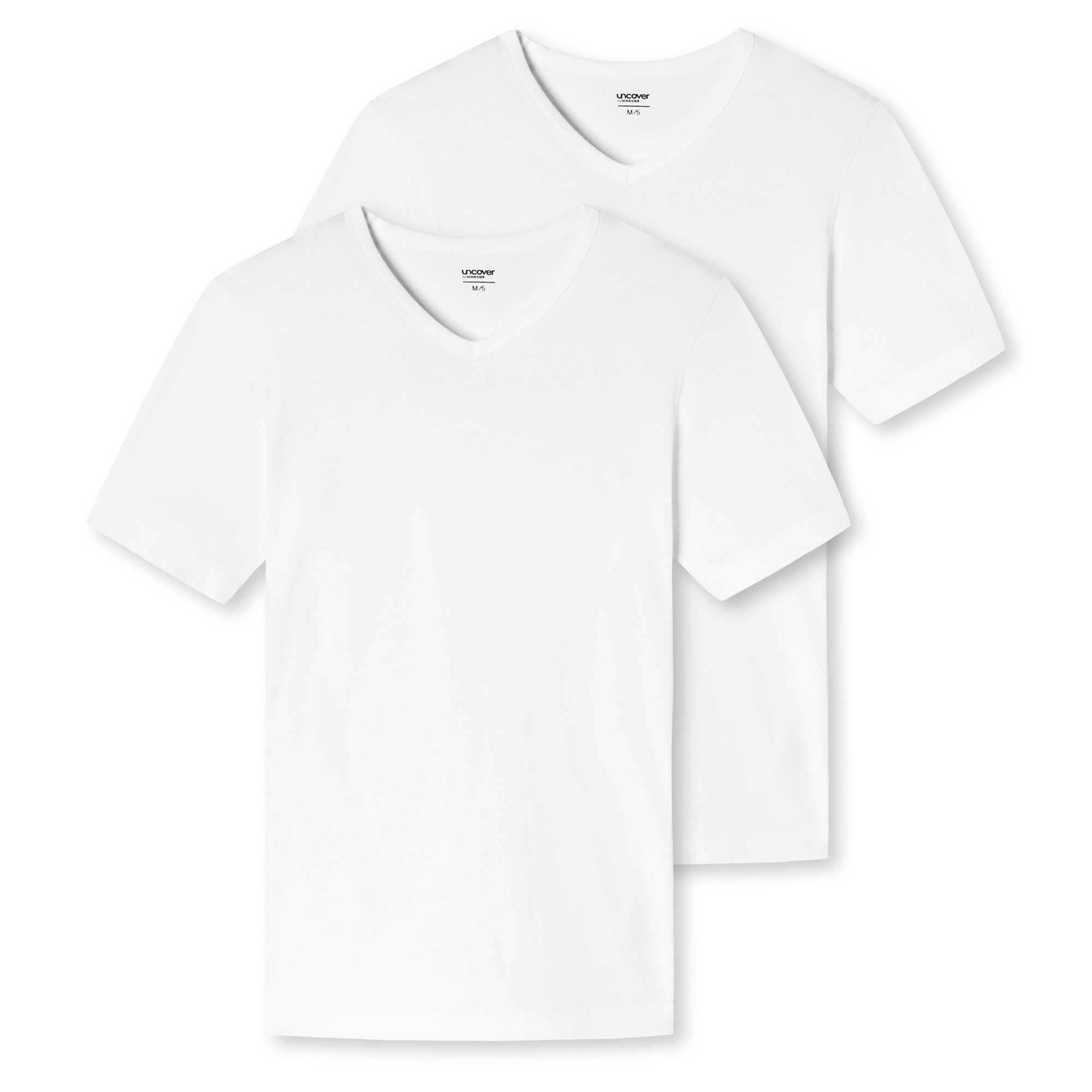 UNCOVER by SCHIESSER Herren T-Shirt 2er Pack - V-Ausschnitt