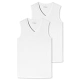 SCHIESSER Herren Tanktop 2er Pack - Serie "95/5", V-Ausschnitt, S-XXL