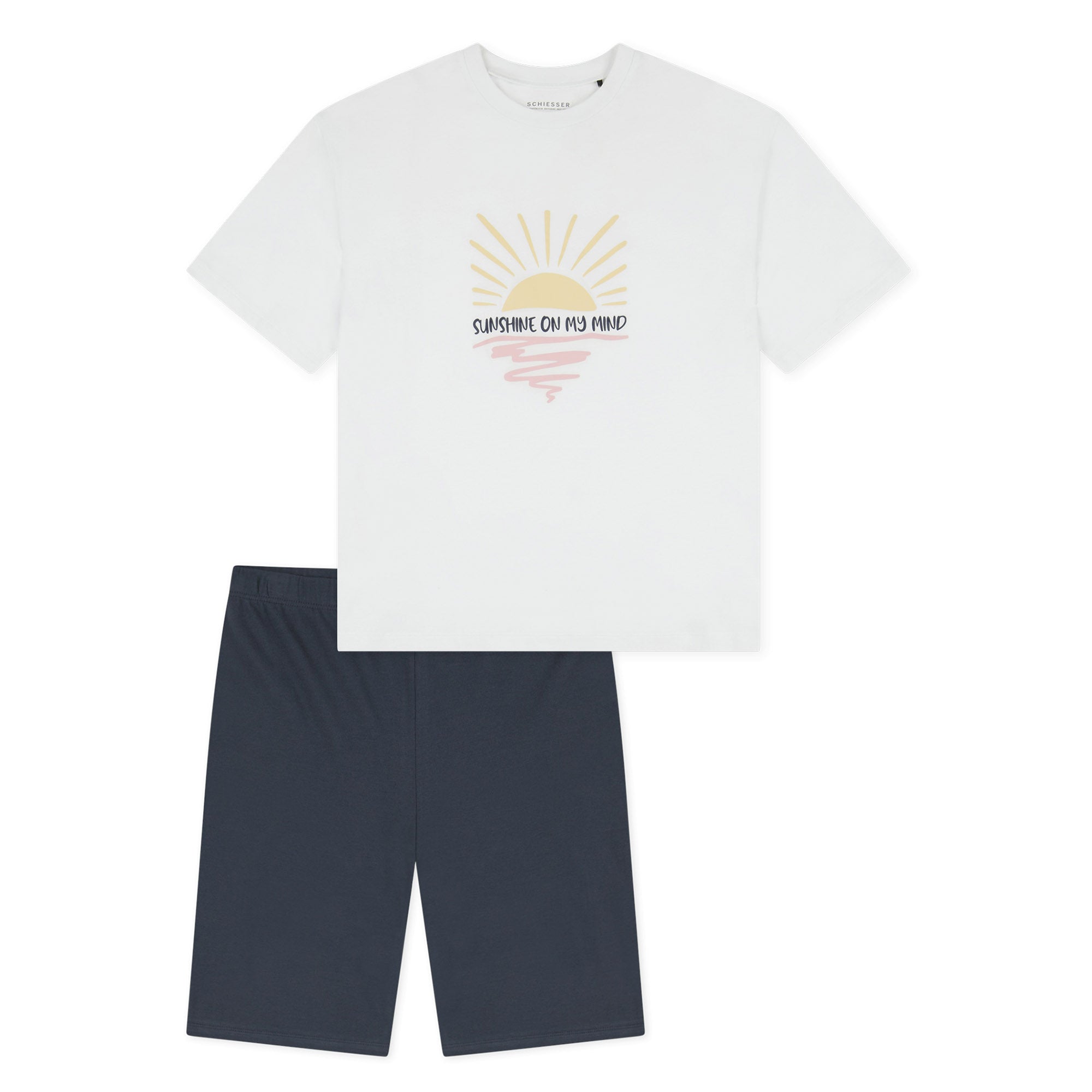 SCHIESSER girls‘ pajama set - short, teens, cotton, motif