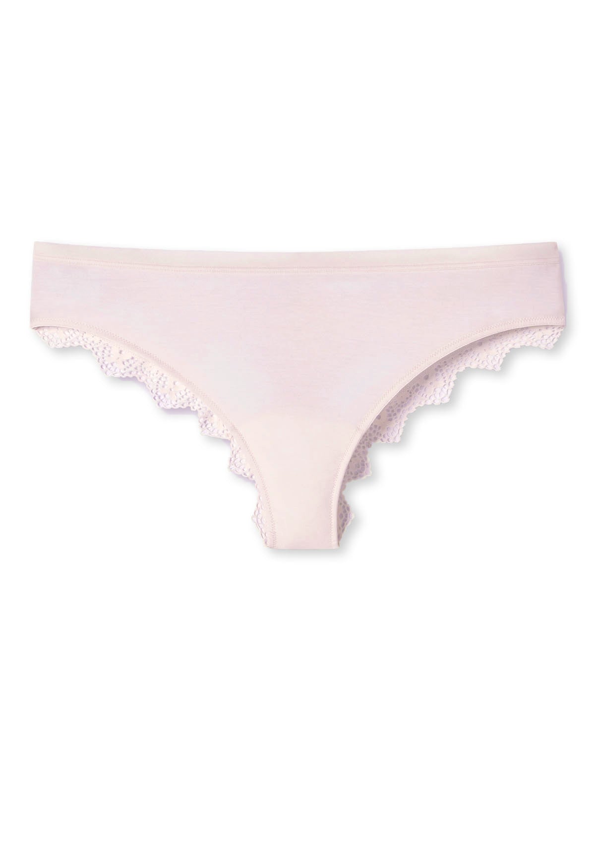 SCHIESSER Damen Slip - Brazil-Slip, Modal and Lace, Jersey mit Spitze, einfarbig