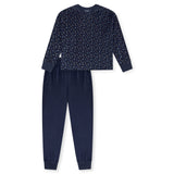 SCHIESSER Mädchen Schlafanzug, lang - Teens, Velour, Pyjama Set