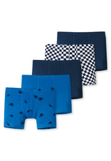 SCHIESSER Jungen Shorts 5er Pack - Unterhose, Pants, uni/gemustert, 98-140