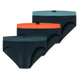 SCHIESSER Herren Rio-Slip 3er Pack - Serie "95/5", Kontraststreifen