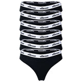 ellesse Damen Strings, 6er Pack - HILLAR, Unterwäsche, Cotton Stretch, Logobund