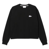 LACOSTE Damen Sweatshirt, Rundhals - Loungewear, Logo, Baumwollmischung, uni