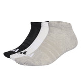 adidas Unisex Sneakersocken, 3er Pack - Thin & Light Sportswear Low Cut Socks, Logo, einfarbig