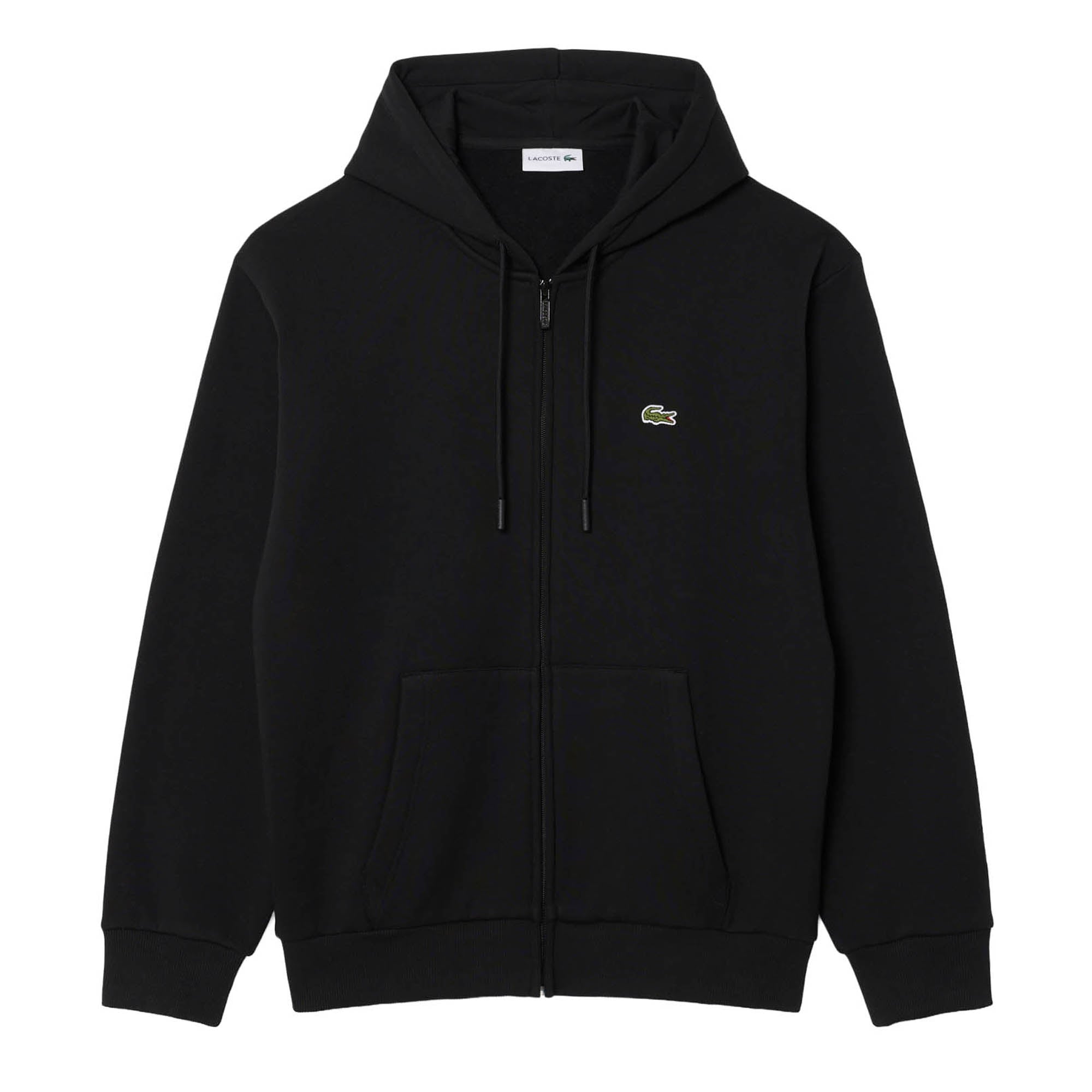 LACOSTE Men Hooded Sweat Jacket - Zipped Fleece Front Hoodie, Regular Fit