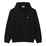 LACOSTE Herren Sweatjacke mit Kapuze - Zipped Fleece Front Hoodie, Regular Fit