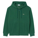 LACOSTE Herren Sweatjacke mit Kapuze - Zipped Fleece Front Hoodie, Regular Fit