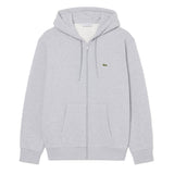 LACOSTE Herren Sweatjacke mit Kapuze - Zipped Fleece Front Hoodie, Regular Fit