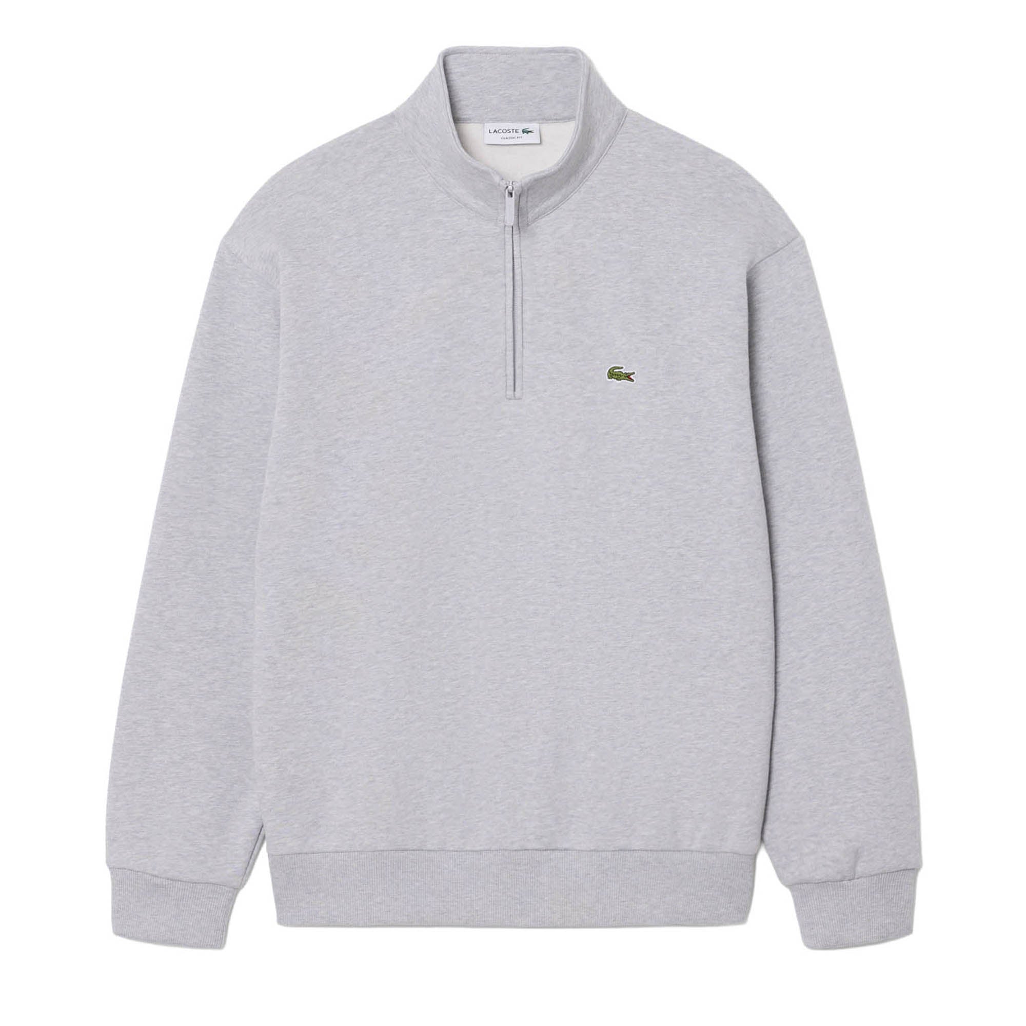 LACOSTE Herren Sweatshirt mit Stehkragen - Zip Fleece Sweatshirt, Regular Fit