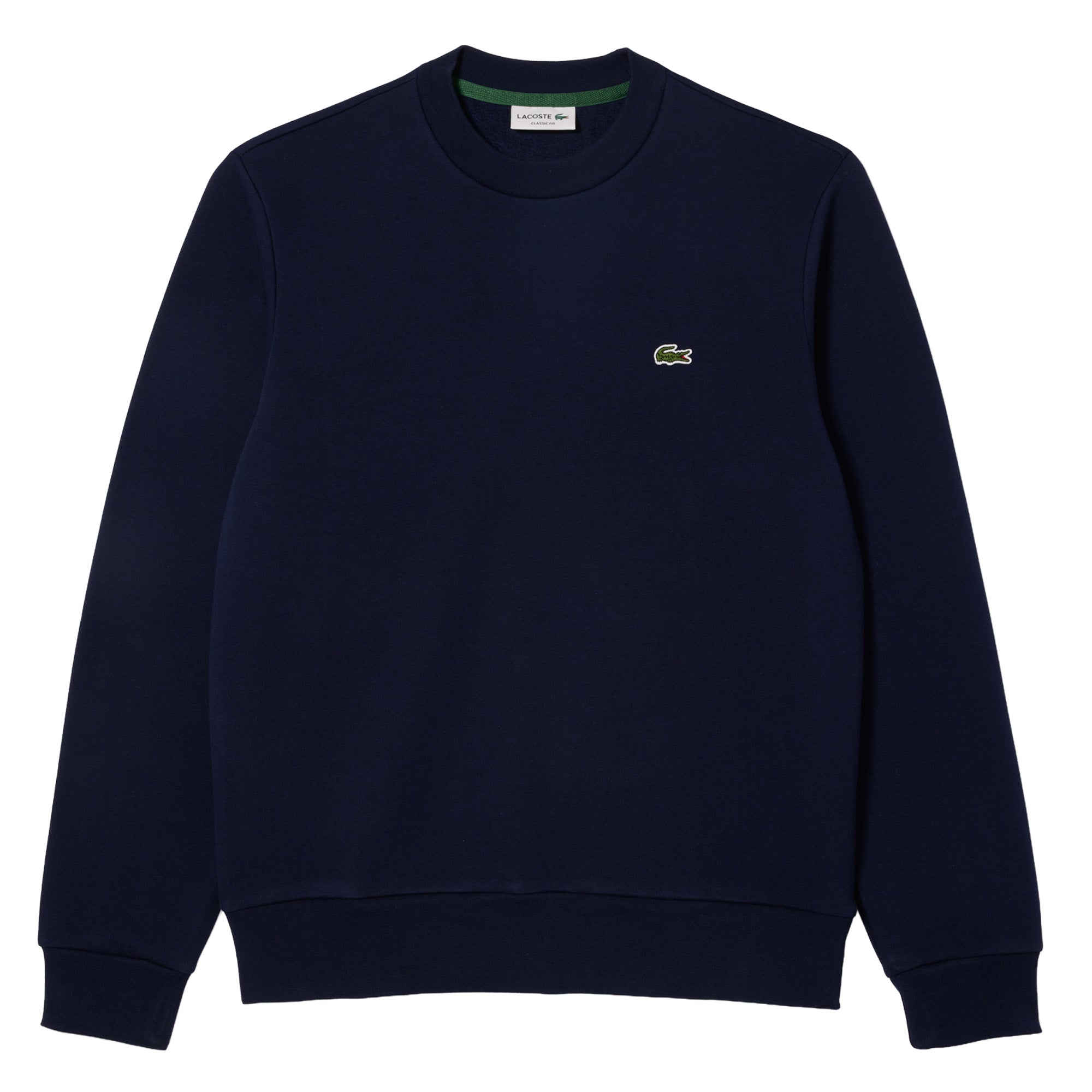 LACOSTE Herren Sweatshirt, Rundhals - Fleece, Classic Fit, Logo, Baumwoll-Mix