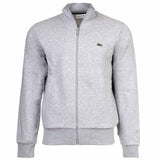 LACOSTE Herren Sweatjacke mit Stehkragen - Zipper, aufgerautes Fleece, Baumwoll-Mix