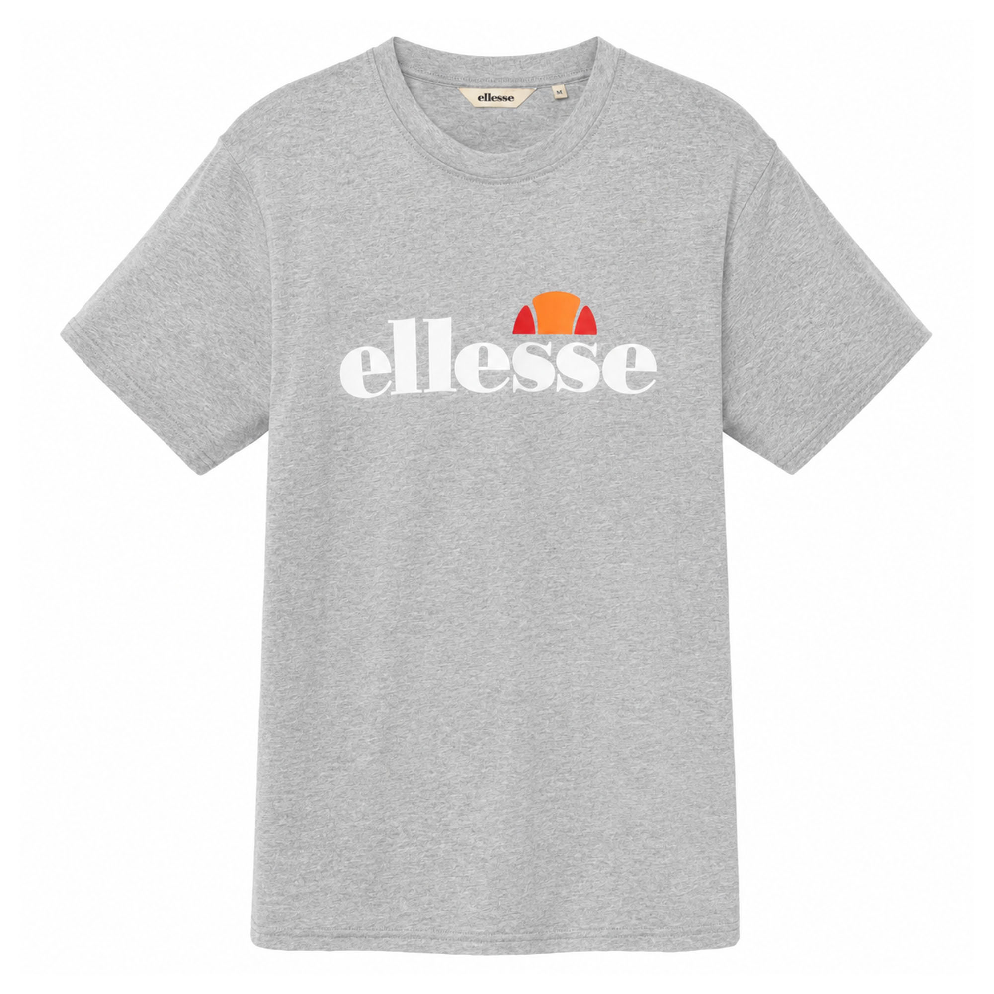 ellesse Herren T-Shirt - PRADO 2, Kurzarm, Rundhals, Logo-Print, Baumwolle, einfarbig