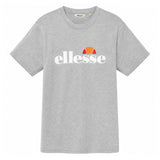 ellesse Herren T-Shirt - PRADO 2, Kurzarm, Rundhals, Logo-Print, Baumwolle, einfarbig