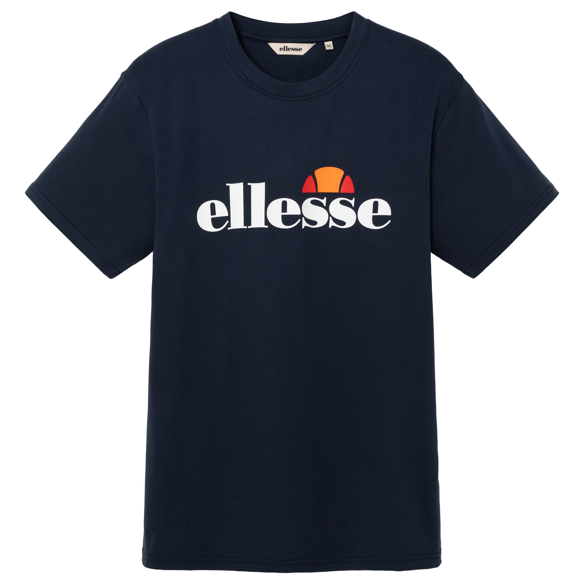 ellesse Herren T-Shirt - PRADO 2, Kurzarm, Rundhals, Logo-Print, Baumwolle, einfarbig