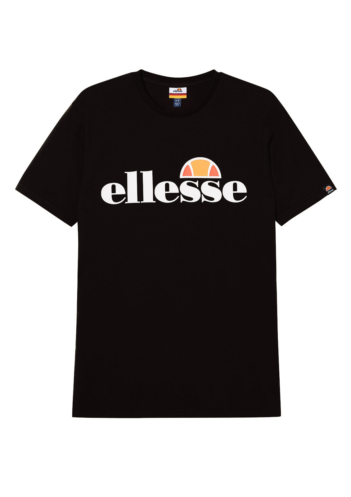 ellesse Men's T-Shirt SL PRADO TEE - Short Sleeve, Crewneck, Round Neck, Logo Print