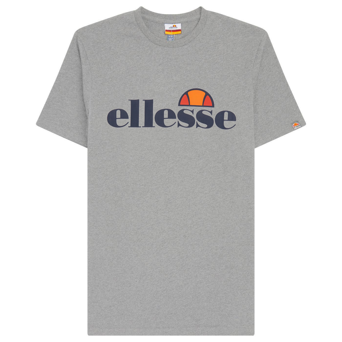 ellesse Herren T-Shirt SL PRADO TEE - Kurzarm, Crewneck, Rundhals, Logo-Print