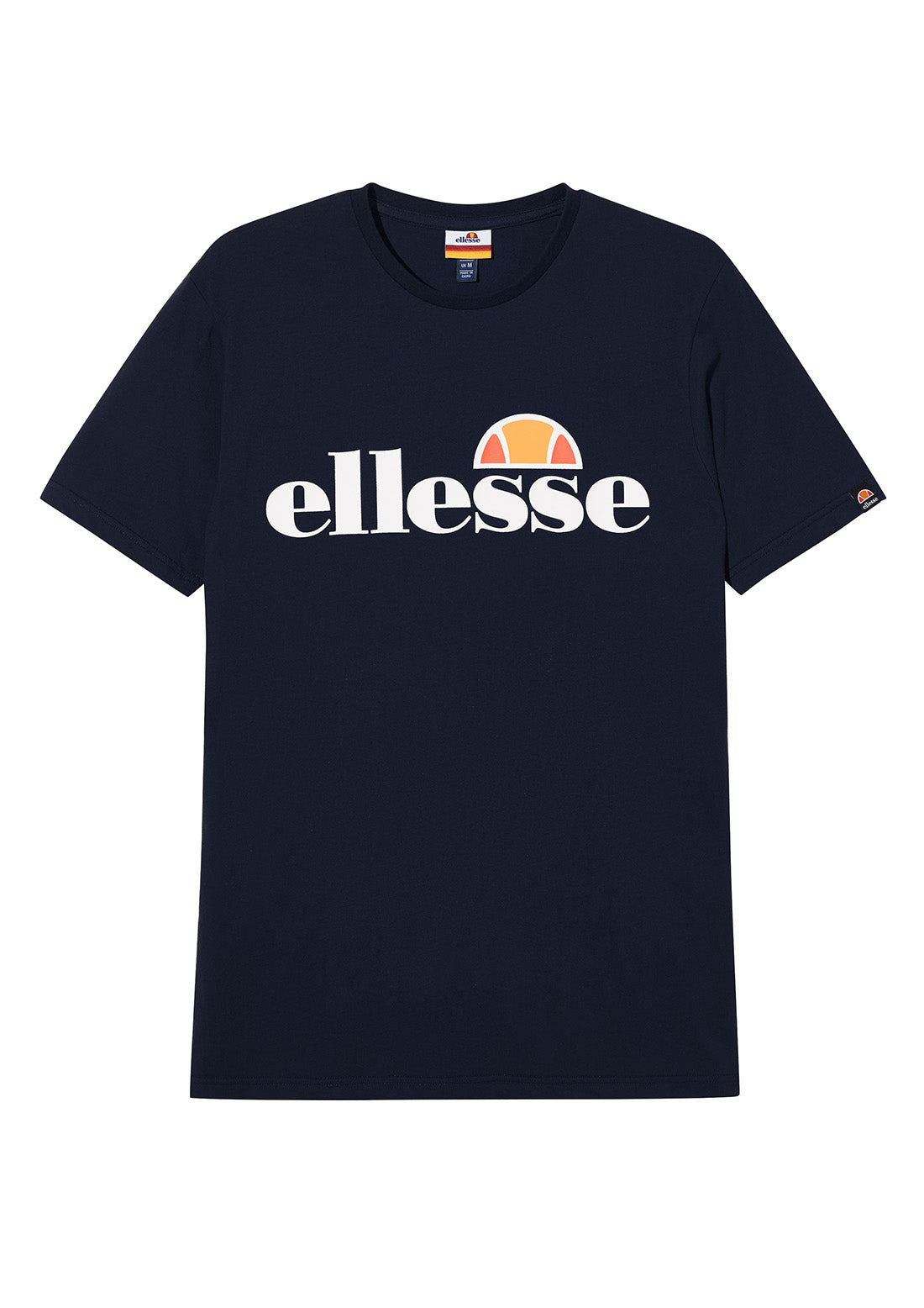 ellesse Herren T-Shirt SL PRADO TEE - Kurzarm, Crewneck, Rundhals, Logo-Print