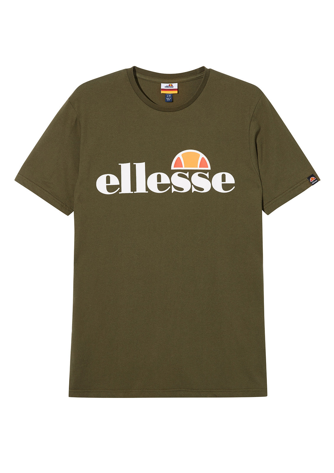 ellesse Herren T-Shirt SL PRADO TEE - Kurzarm, Crewneck, Rundhals, Logo-Print