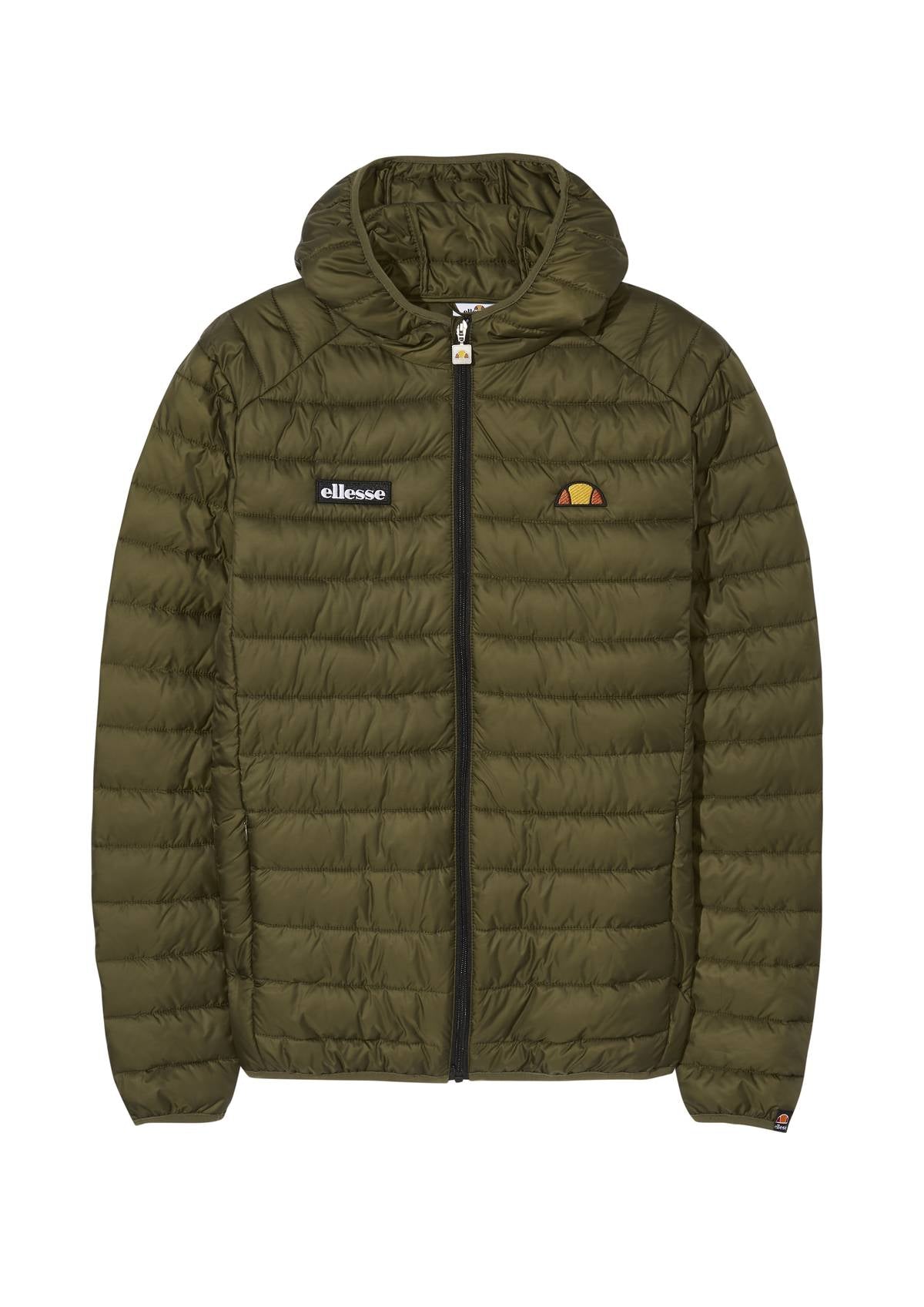 ellesse Herren Jacke LOMBARDY - Steppjacke, wattiert, Kapuze, Zipper, Logo, uni