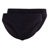 SKINY Herren Slips, 2er Pack - Brasil Slip, Cotton Stretch, Single Jersey