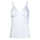 SKINY Damen Spaghetti-Shirt - Sensation, Top, V-Ausschnitt, Pads, Mikrofaser