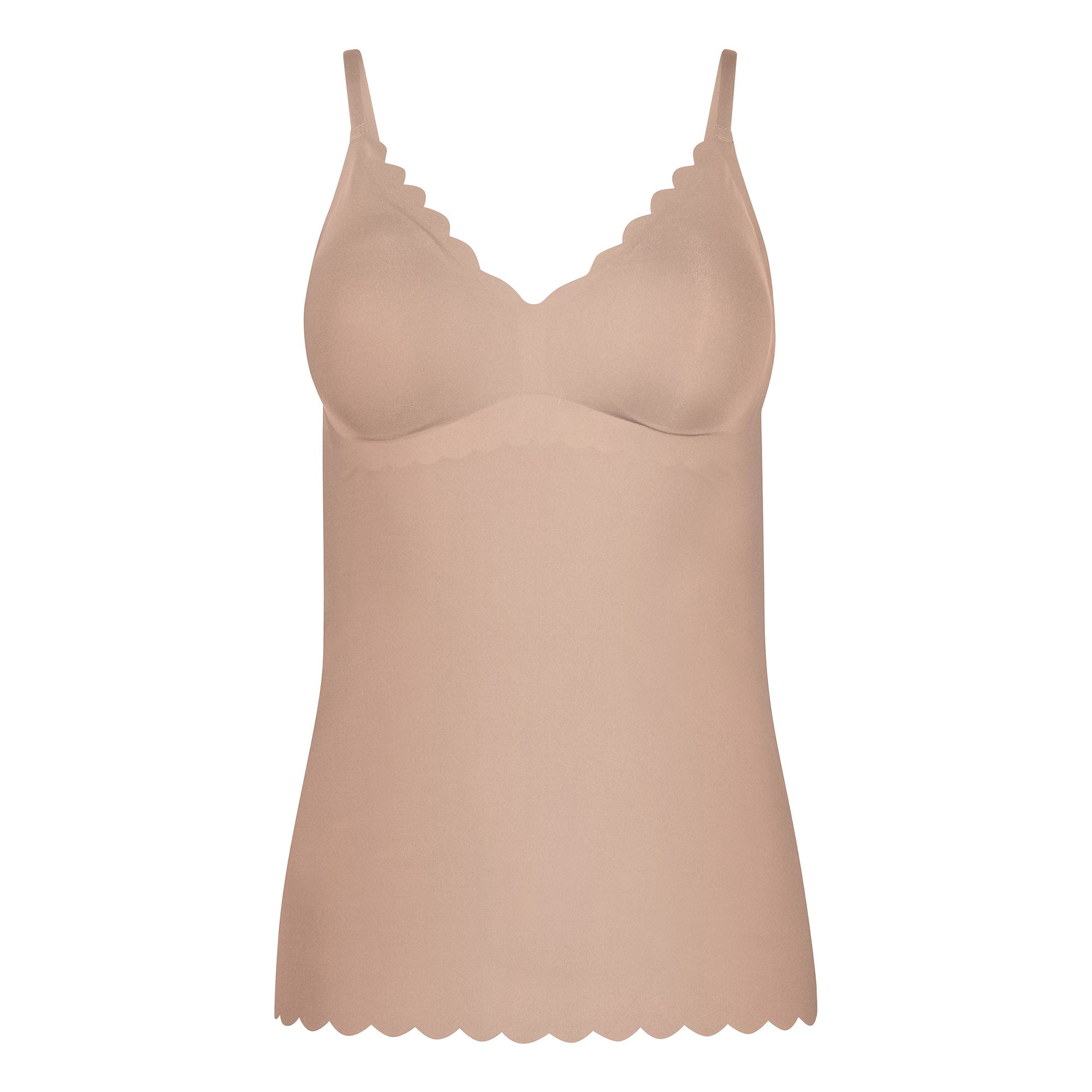 SKINY Damen Spaghetti-Shirt - Sensation, Top, V-Ausschnitt, Pads, Mikrofaser