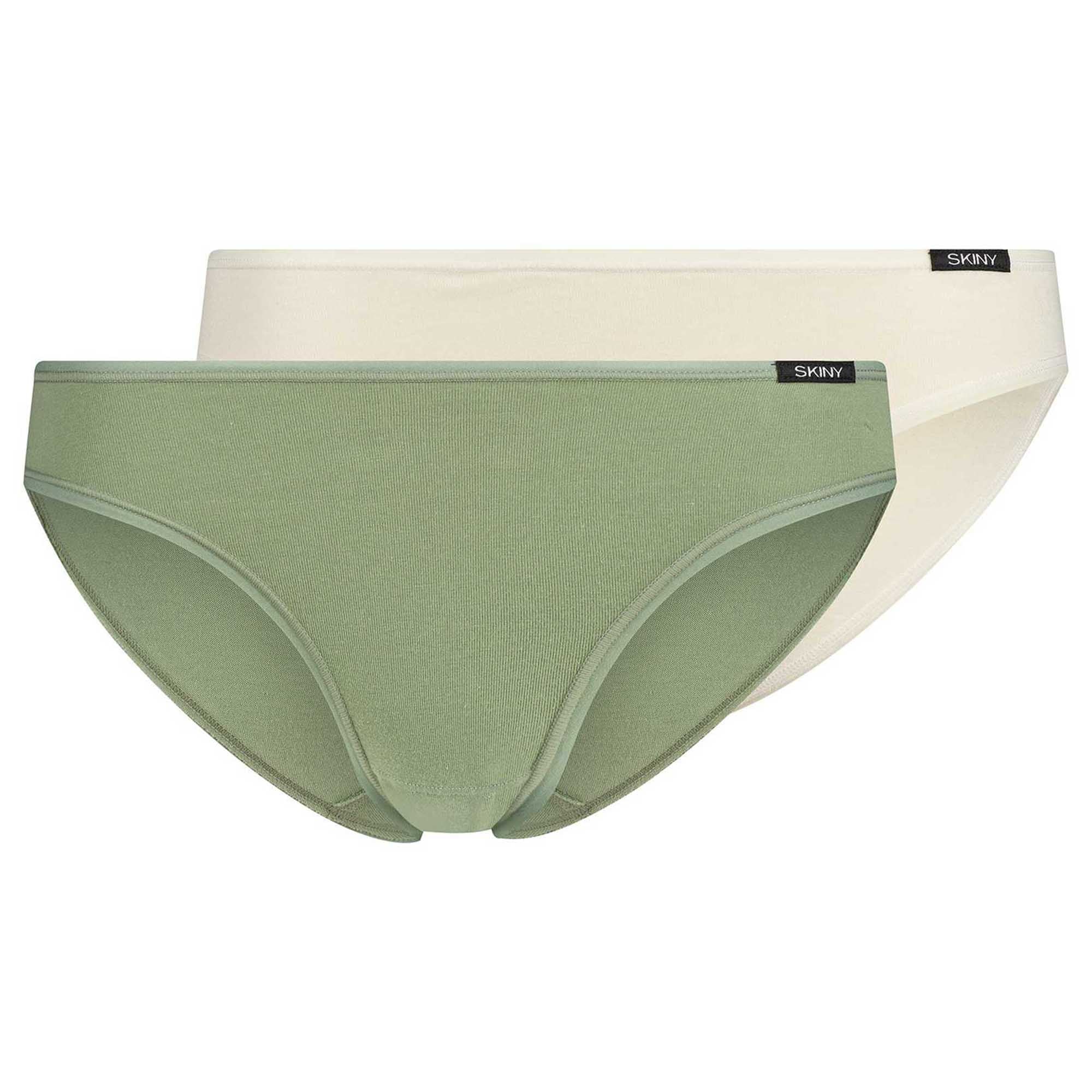 SKINY Damen Rio Slip, 2er Pack - Bikini Briefs, Cotton Stretch, Basic