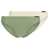 SKINY Damen Rio Slip, 2er Pack - Bikini Briefs, Cotton Stretch, Basic