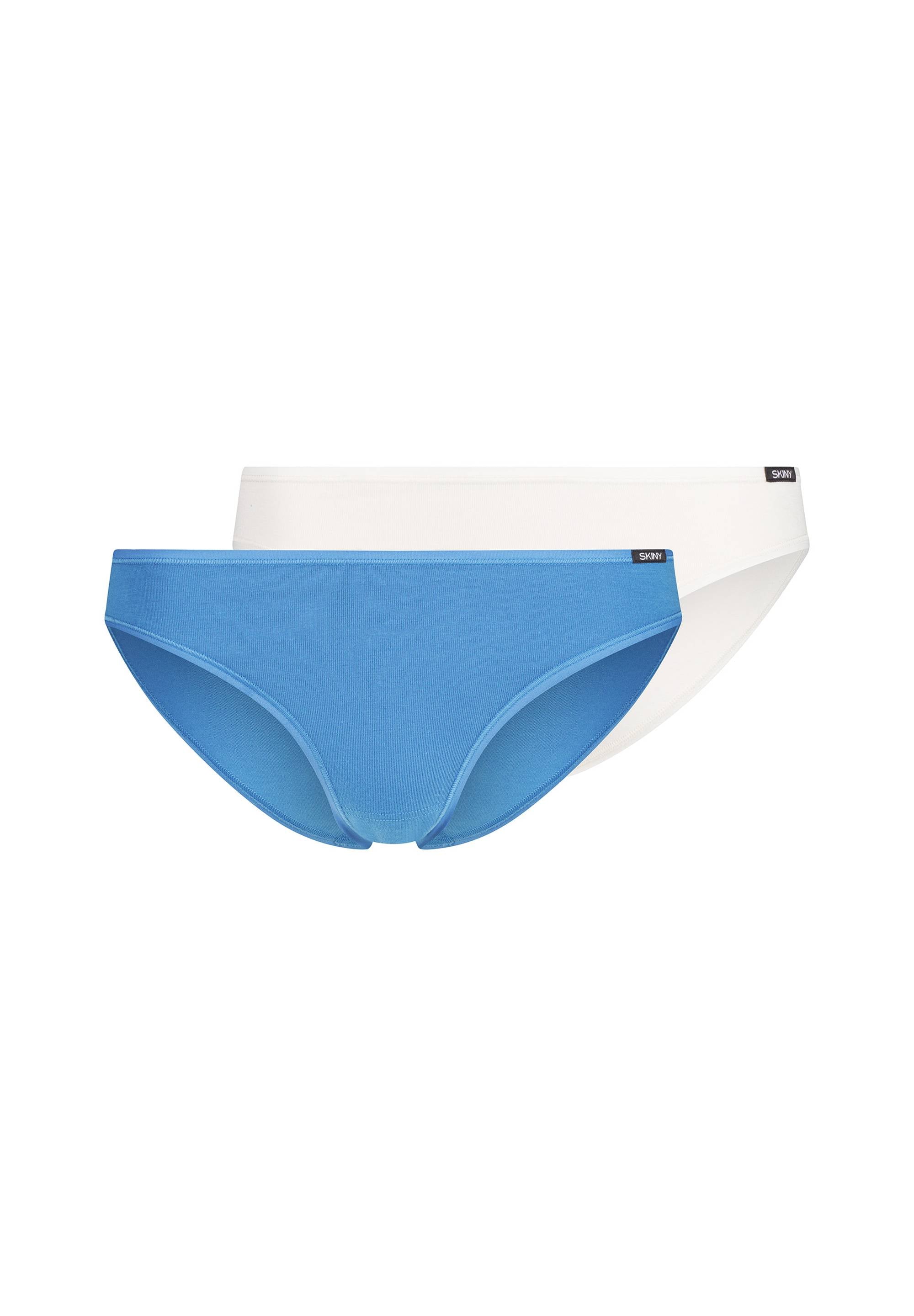 SKINY Damen Rio Slip, 2er Pack - Bikini Briefs, Cotton Stretch, Basic