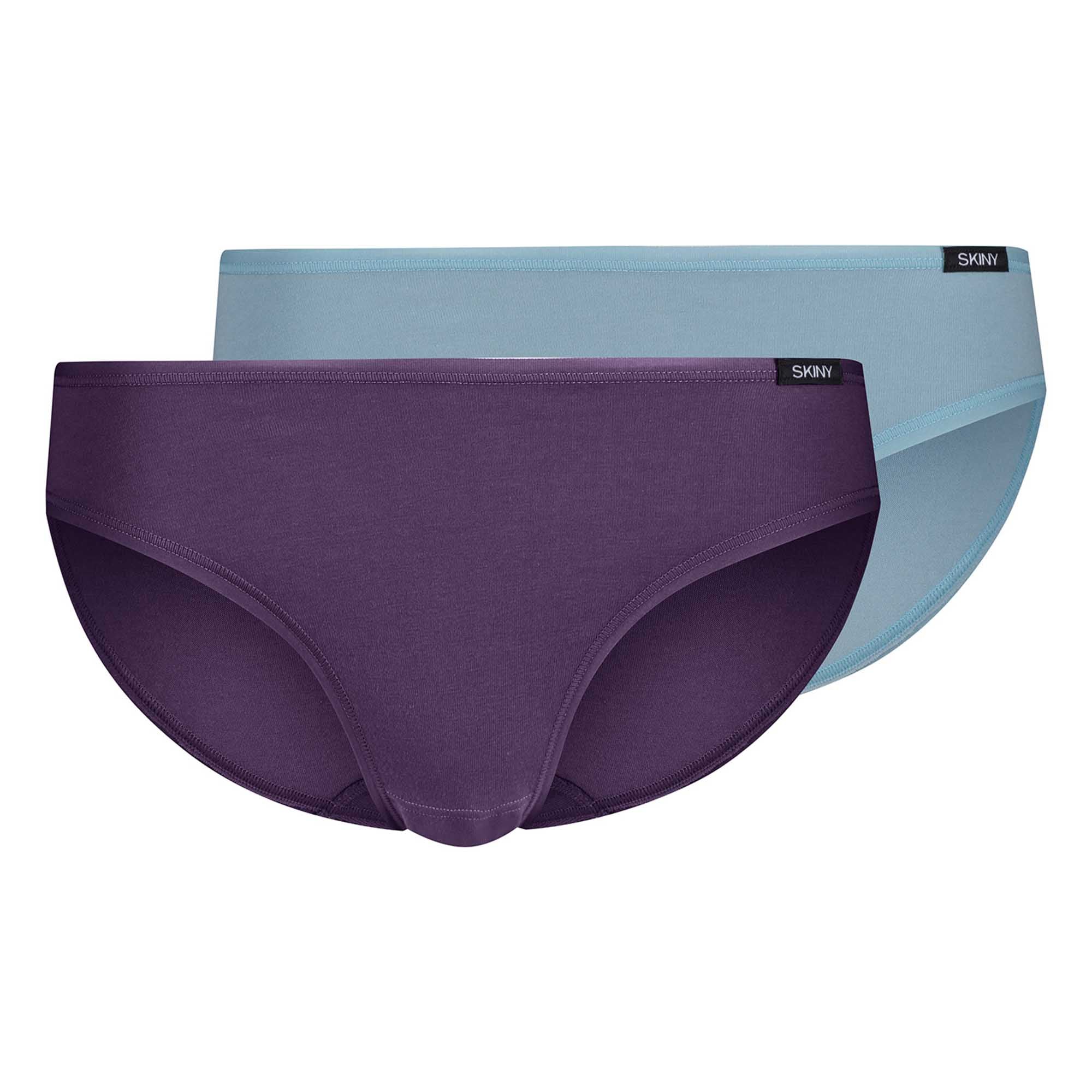 SKINY Damen Rio Slip, 2er Pack - Bikini Briefs, Cotton Stretch, Basic