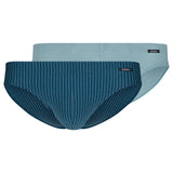 SKINY Herren Slips 2er Pack - Brasil Briefs, Unterwäsche Set, Cotton Stretch