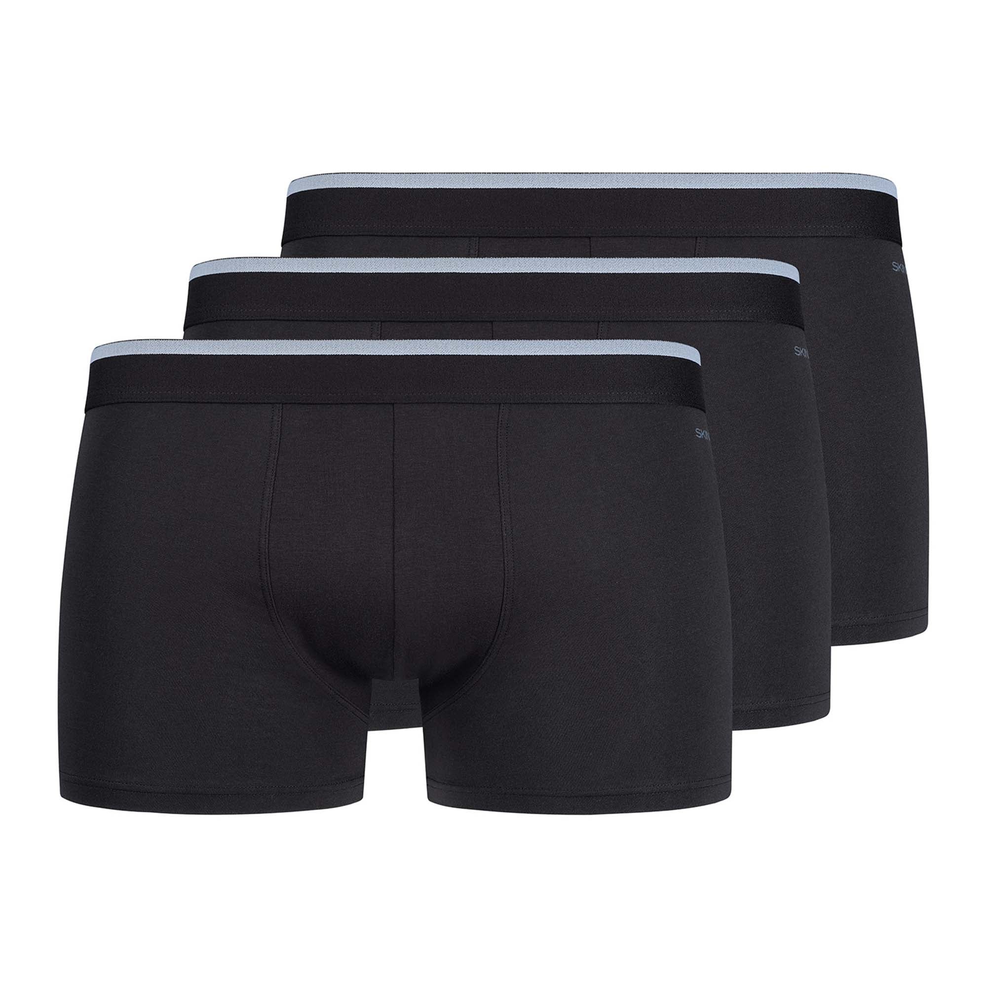SKINY Herren Boxershorts, 3er Pack - Pants Cotton Multipack, Unterwäsche, Unterhose, einfarbig